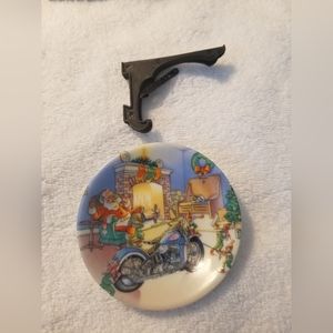 1993 Harley Davidson Limited Edition Mini plate Christmas ornament